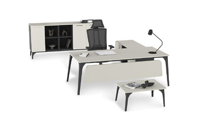 Caliber Etajerli Masa Takımı 200cm - Yönetici Takımları