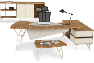 coralplus etajerli yönetici takımı 265cm