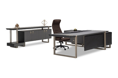 Descon Çift Metal Ayaklı Makam Takımı - küçük detay görsel 2 - Yönetici Takımları