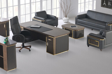 edmont deri detaylı makam takımı - küçük detay görsel 2