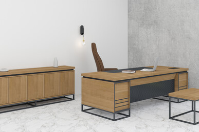 ghalia dekoratif metal ayaklı yönetici takımı