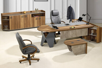 Livorno Metal Ayaklı Modern Yönetici Takımı - Yönetici Takımları