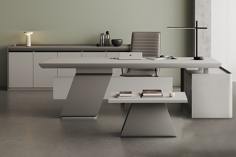 Lonera Metal Ayaklı Modern Yönetici Ofis Mobilyası