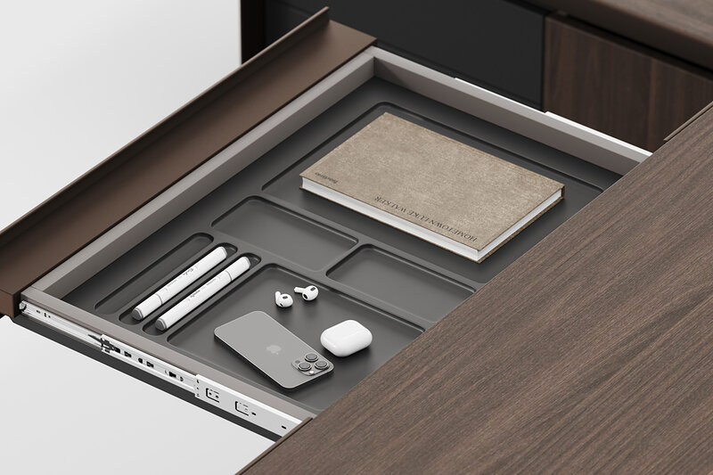 Lonera Metal Ayaklı Modern Yönetici Ofis Mobilyası