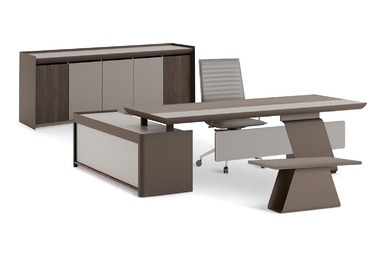 lonera metal ayaklı modern yönetici ofis mobilyası - küçük detay görsel 2