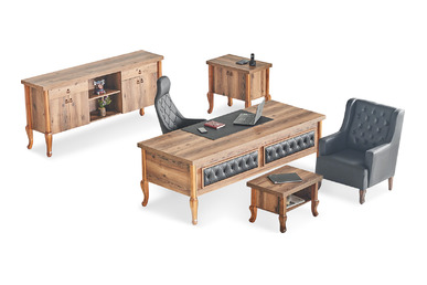 Louis Ahşap Yönetici Takımı - küçük detay görsel 3 - Yönetici Takımları