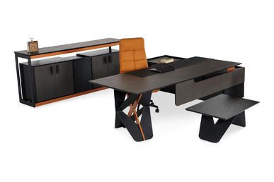 Lowy Modern Tasarım Ayaklı Makam Takımı - küçük detay görsel 2 - Yönetici Takımları