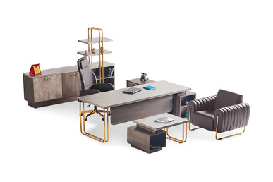 marcelin metal boru ayaklı yönetici takımı - küçük detay görsel 3