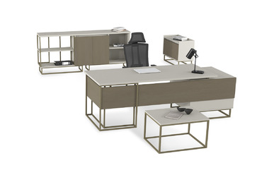 Meridian Etajerli Yönetici Takımı 240Cm - Yönetici Takımları