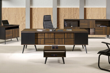 pier yönetici ofis takımı 200cm - küçük detay görsel 2