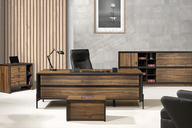 Ponto Raf Detaylı Yönetici Takımı 200Cm - küçük detay görsel 2 - Yönetici Takımları