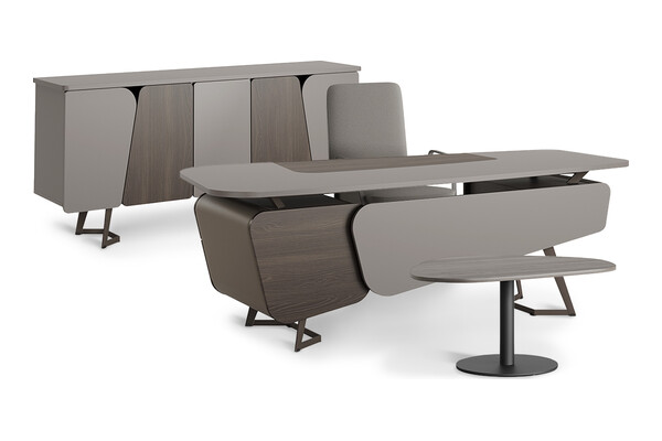 rubble metal ayaklı modern yönetici takımı