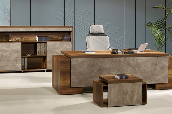 stein yönetici ofis mobilyası 220cm