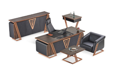 tunç şık metal ayaklı yönetici takımı