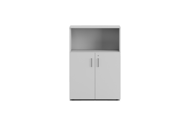 Revsa Ahşap 80cm Raflı Yarım Kapak Dosya Dolabı 116h